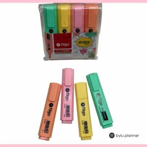 Resaltadores Pastel Filgo x4 Und