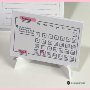 Almanaque con soporte